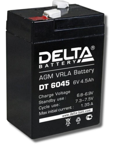 Delta DT 6045. Аккумулятор герметичный свинцово-кислотный. Delta в Нижневартовске