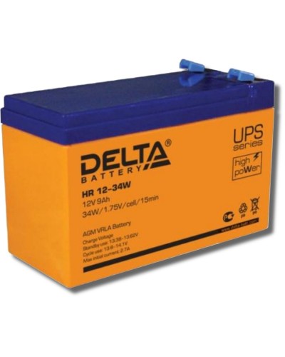 Delta HR 12-34 W. Аккумулятор герметичный свинцово-кислотный. Delta в Нижневартовске