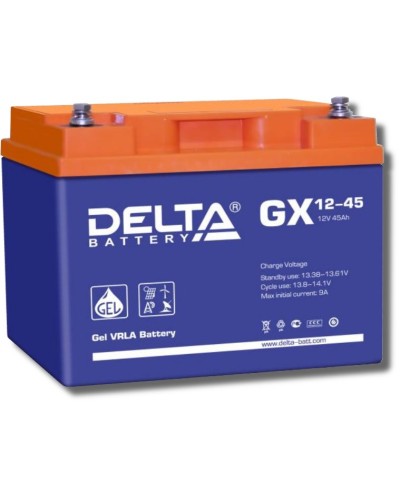 Delta GX 12-45. Аккумулятор герметичный свинцово-кислотный. Delta в Нижневартовске