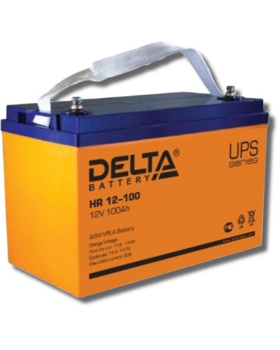 Delta HR 12-100. Аккумулятор герметичный свинцово-кислотный. Delta в Нижневартовске