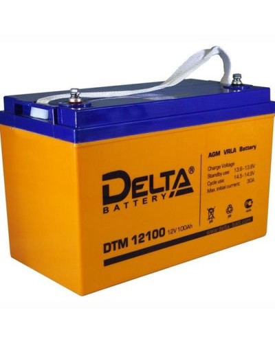 Delta DTM 12100 L. Аккумулятор герметичный свинцово-кислотный. Delta в Нижневартовске