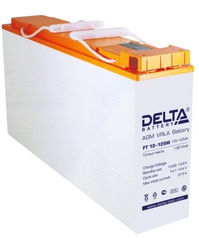 Delta FT 12-125 M. Аккумулятор герметичный свинцово-кислотный. Delta в Нижневартовске
