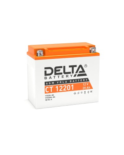 Delta CT 1220.1. Аккумулятор герметичный свинцово-кислотный стартерный. Delta в Нижневартовске