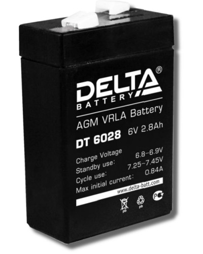 Delta DT 6028. Аккумулятор герметичный свинцово-кислотный. Delta в Нижневартовске