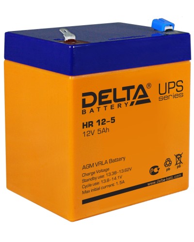 Delta HR 12-5. Аккумулятор герметичный свинцово-кислотный. Delta в Нижневартовске
