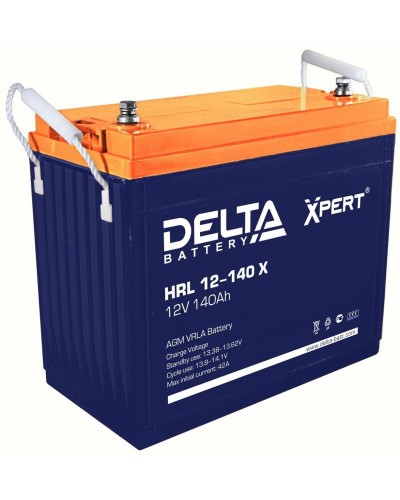 Delta HRL 12-140 X. Аккумулятор герметичный свинцово-кислотный. Delta в Нижневартовске