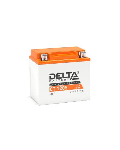 Delta CT 1205. Аккумулятор герметичный свинцово-кислотный стартерный. Delta в Нижневартовске
