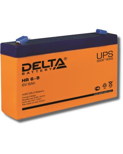 Delta HR 6-9. Аккумулятор герметичный свинцово-кислотный. Delta в Нижневартовске