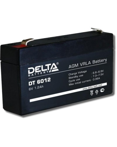 Delta DT 6012. Аккумулятор герметичный свинцово-кислотный. Delta в Нижневартовске