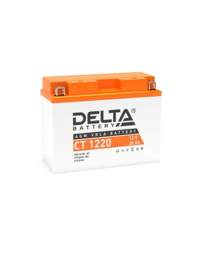 Delta CT 1220. Аккумулятор герметичный свинцово-кислотный стартерный. Delta в Нижневартовске
