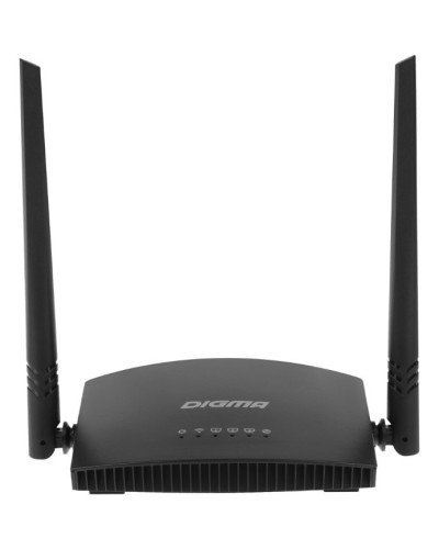 DWR-N301 N300 10/100BASE-TX черный. Роутер беспроводной. Digma в Нижневартовске