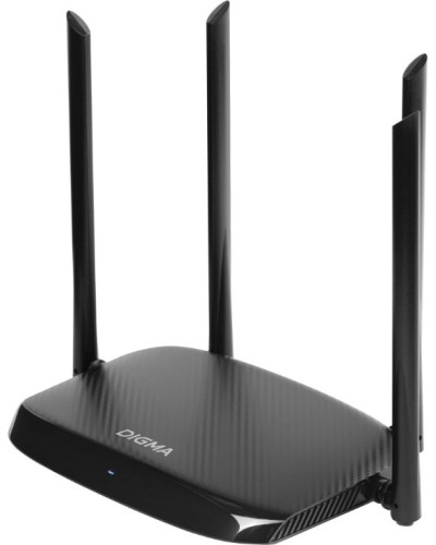 DWR-AC1201 AC1200 10/100BASE-TX черный. Роутер беспроводной. Digma в Нижневартовске