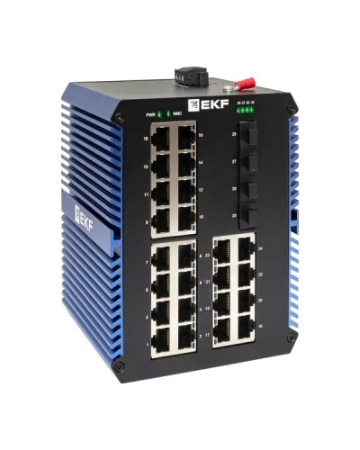TSX-U-4GX/SFP-24GTP. Промышленный неуправляемый коммутатор. EKF в Нижневартовске