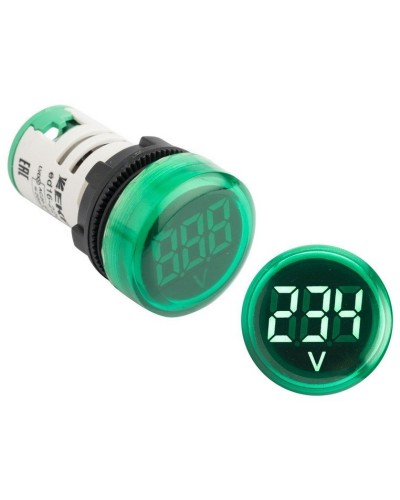 ED16-22VD (ed16-22vd-g). Индикатор значения напряжения зеленый. EKF в Нижневартовске