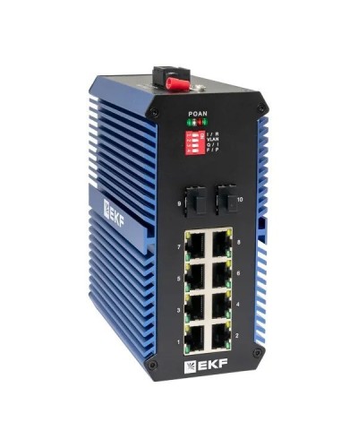 TSX-U-2GX/SFP-8GTP. Промышленный неуправляемый коммутатор. EKF в Нижневартовске