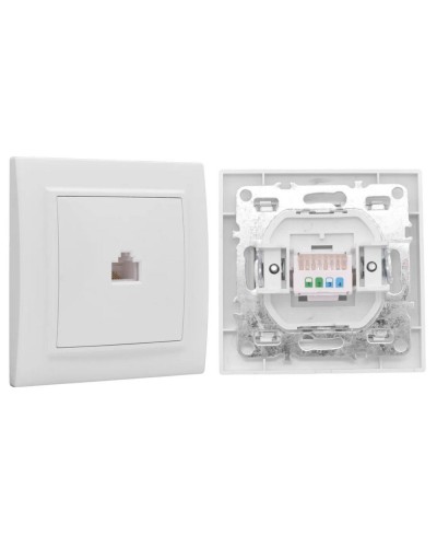 Минск Розетка RJ-45 1-местная СП (ERK01-035-10). Розетка RJ-45 1-местная СП. EKF в Нижневартовске