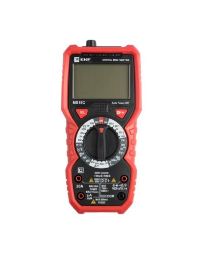 Мультиметр цифровой MS18C Expert (In-180701-pm18C). Мультиметр цифровой. EKF в Нижневартовске