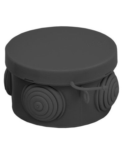 КМР-040-038 с крышкой (65х40) чёрная IP54 (plc-kmr-040-038-b). Коробка распределительная. EKF в Нижневартовске
