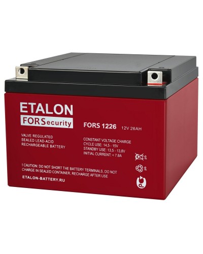 ETALON FORS 1226. Аккумулятор герметичный свинцово-кислотный. ETALON в Нижневартовске
