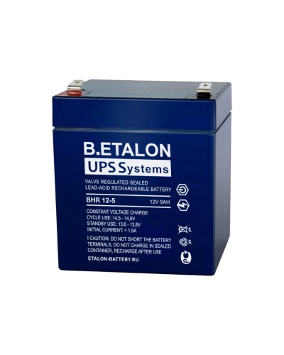 B.ETALON BHR 12-5. Аккумулятор герметичный свинцово-кислотный. ETALON в Нижневартовске