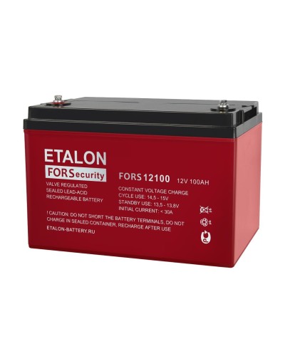 ETALON FORS 12100. Аккумулятор герметичный свинцово-кислотный. ETALON в Нижневартовске