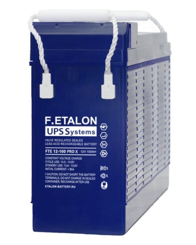 F.ETALON FTE 12-100 PRO X. Аккумулятор герметичный свинцово-кислотный. ETALON в Нижневартовске