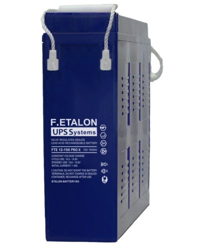 F.ETALON FTE 12-150 PRO X. Аккумулятор герметичный свинцово-кислотный. ETALON в Нижневартовске
