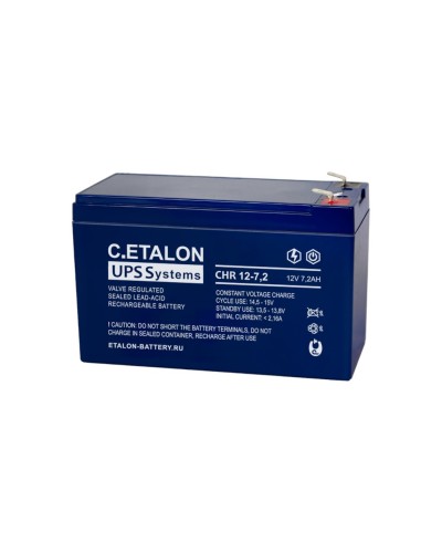 C.ETALON CHR 12-7,2. Аккумулятор герметичный свинцово-кислотный. ETALON в Нижневартовске