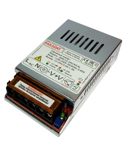 36W/12-24V/95AL. Импульсный блок питания. FARADAY в Нижневартовске