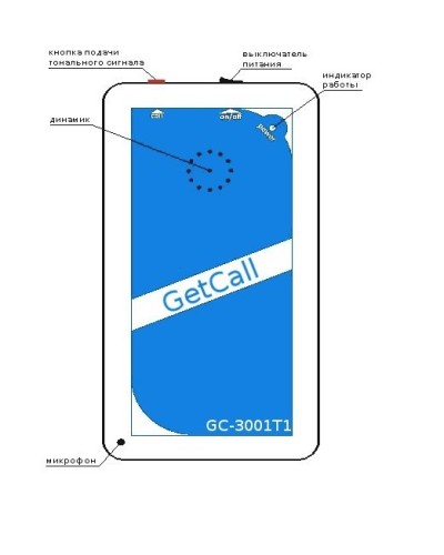 GC-3001T1. Переговорное устройство ремонтной связи. GETCALL в Нижневартовске