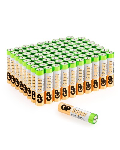 GP Super Alkaline 24A AAA (GP 24A-2CRVS80), упак. 80 шт.. Алкалиновые батарейки. GP Batteries в Нижневартовске