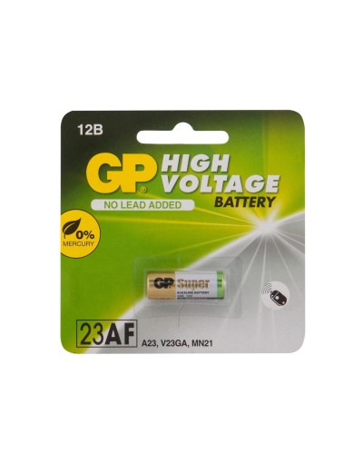 GP 23AF (GP 23AFRA-2F1), БЛИСТЕР. Высоковольтная батарейка 12В. GP Batteries в Нижневартовске