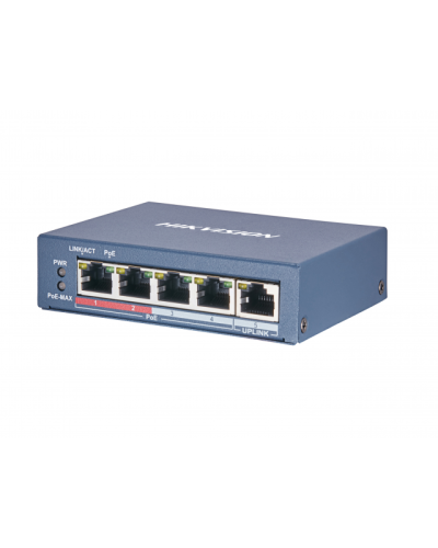 DS-3E0105P-E(B). Коммутатор с питанием POE. Hikvision в Нижневартовске