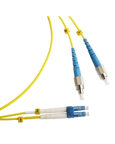 FC-D2-9-FC/UR-LC/UR-H-1M-LSZH-YL. Патч-корд волоконно-оптический FC/UPC-LC/UPC. Hyperline в Нижневартовске