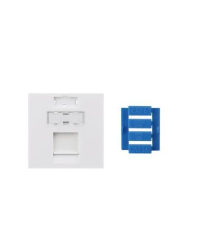 SIP3-1K-M45-45. Вставка 45x45 для 1 модуля Keystone Jack, со шторкой. Hyperline в Нижневартовске