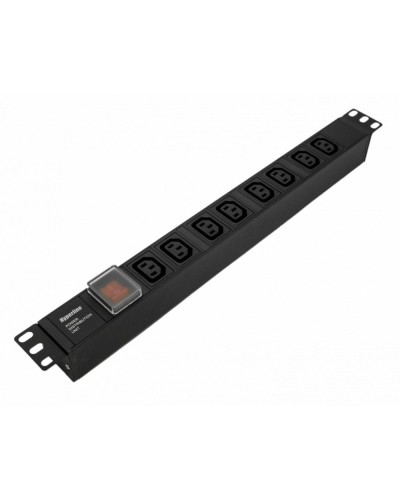 SHE19-8IEC-S-IEC. Блок розеток 19. Hyperline в Нижневартовске