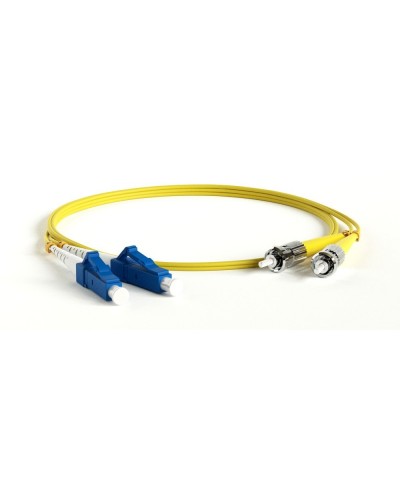 FC-D2-9-LC/UR-ST/UR-H-3M-LSZH-YL. Патч-корд волоконно-оптический одномодовый. Hyperline в Нижневартовске