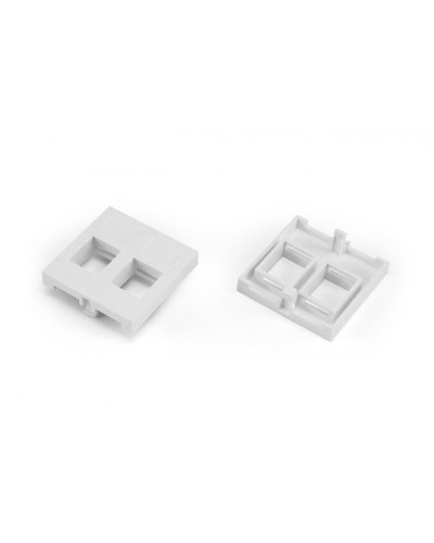 SIP2-2N-M45-45. Вставка 45x45 (аналог Mosaic) для 2х модулей формата Keystone Jack. Hyperline в Нижневартовске