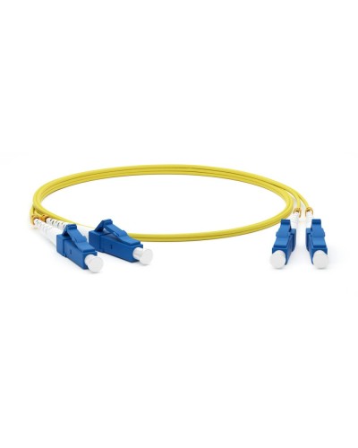 FC-D2-9-LC/UR-LC/UR-H-5M-LSZH-YL. Патч-корд волоконно-оптический одномодовый. Hyperline в Нижневартовске
