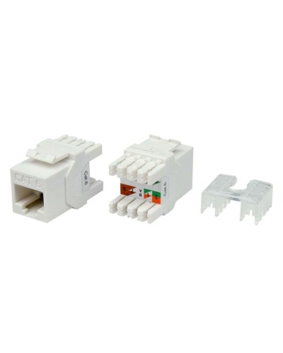 KJ8-8P8C-C6-180-WH. Вставка Keystone Jack RJ-45. Hyperline в Нижневартовске