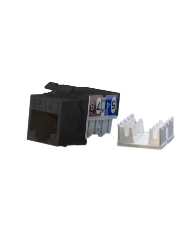 KJ9-8P8C-C6-90-BK. Вставка Keystone Jack RJ-45. Hyperline в Нижневартовске