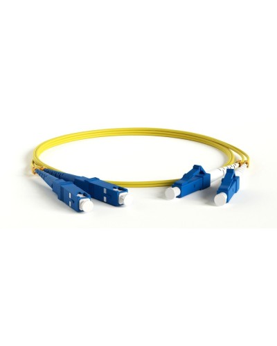 FC-D2-9-LC/UR-SC/UR-H-1M-LSZH-YL. Патч-корд волоконно-оптический LC/UPC-SC/UPC. Hyperline в Нижневартовске