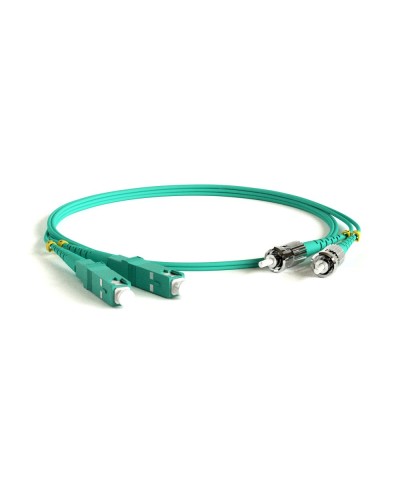 FC-D2-503-SC/PR-ST/PR-H-3M-LSZH-AQ. Патч-корд волоконно-оптический многомодовый. Hyperline в Нижневартовске