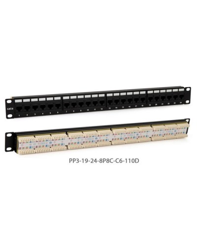 PP3-19-24-8P8C-C5E-110D. Патч-панель 19. Hyperline в Нижневартовске