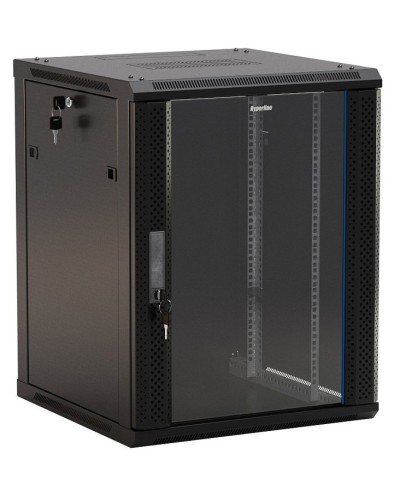 TWB-FC-1566-GP-RAL9004. Шкаф телекоммуникационный 19 настенный 15U. Hyperline в Нижневартовске