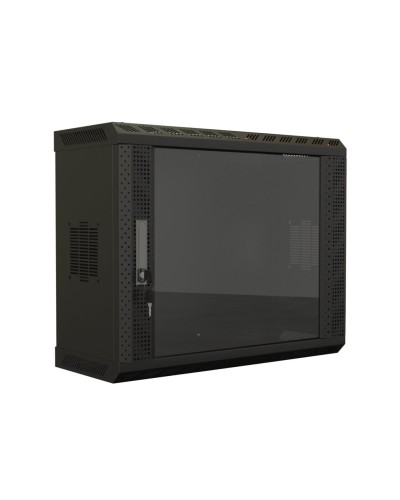 TWS-0925-GP-RAL9004. Шкаф телекоммуникационный 19 настенный 9U. Hyperline в Нижневартовске