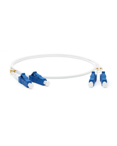 FC-D2-9A1-LC/UR-LC/UR-H-2M-LSZH-WH. Патч-корд волоконно-оптический одномодовый. Hyperline в Нижневартовске