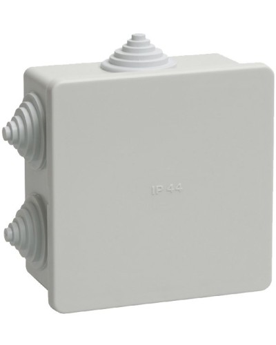 Коробка распаячная КМ41235 85х85х40 открытой проводки IP44 6 гермовводов серая (UKO11-085-085-040-K41-44). Коробка распаячная безгалогенная (HF). IEK в Нижневартовске