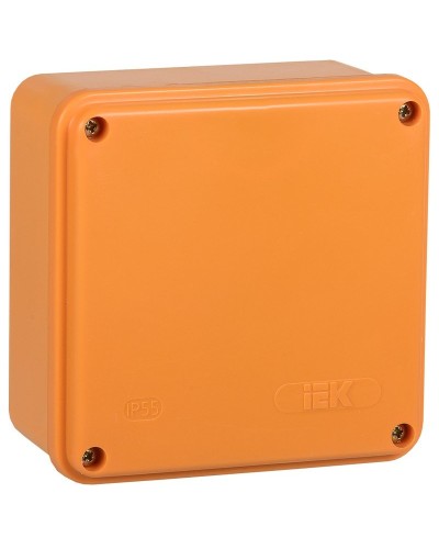 Коробка распаячная огнестойкая ПС 100х100х50 6P 4мм² IP44 гладкие стенки (UKF20-100-100-050-6-4-09). Коробка распаячная огнестойкая безгалогенная (HF). IEK в Нижневартовске
