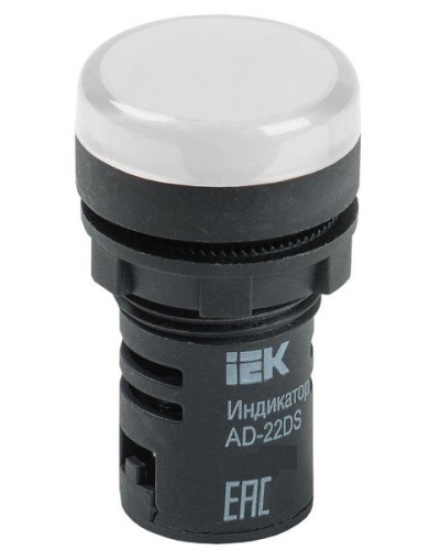 Лампа AD22DS (LED) матрица D22 мм 230В белый (BLS10-ADDS-230-K01). Светосигнальный индикатор. IEK в Нижневартовске